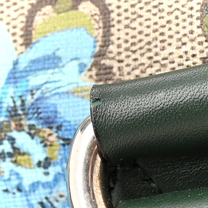 Gucci GG Supreme Monogram Bloom Butterfly Embroidered Medium Boston Green 14 of 14