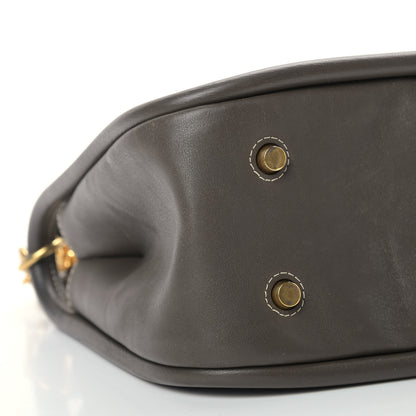 Mulberry Small Classic Grain Calfskin Small Leighton Dark Grey 6 of 7