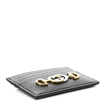 Gucci Grainy Calfskin Zumi Card Holder Black 4 of 6