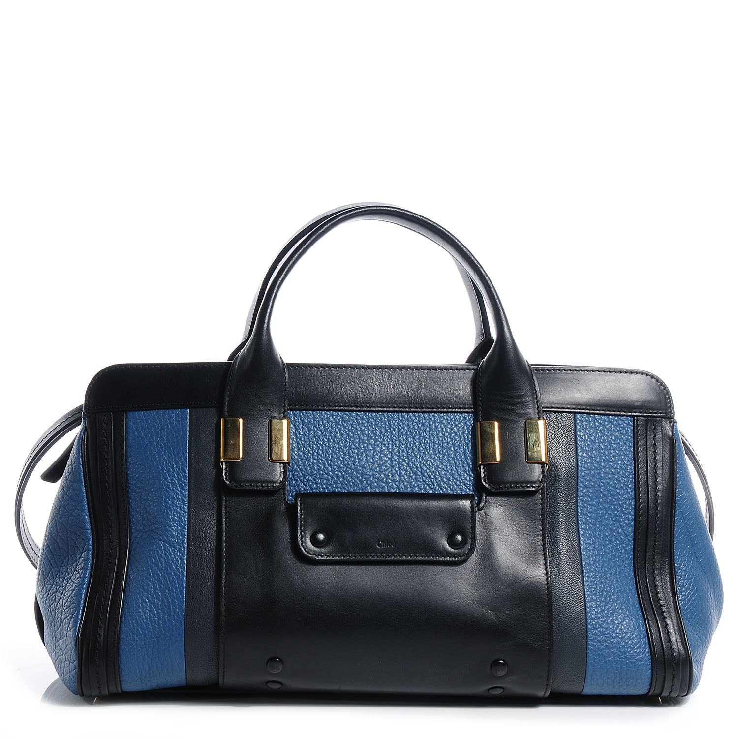 Chloe Leather Medium Alice Satchel Blueberry Muffin 1 of 9