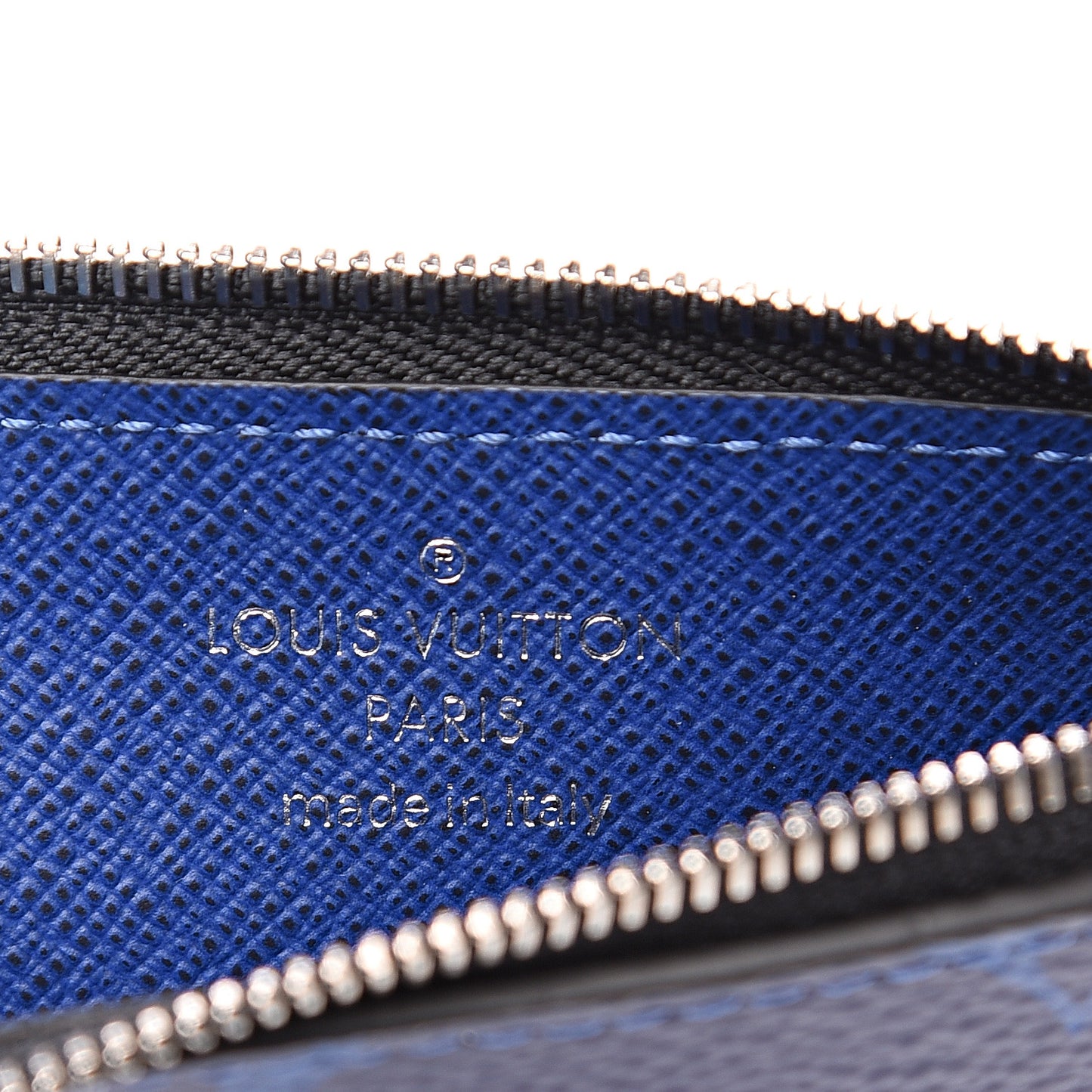 Monogram Taiga Coin Card Holder Cobalt