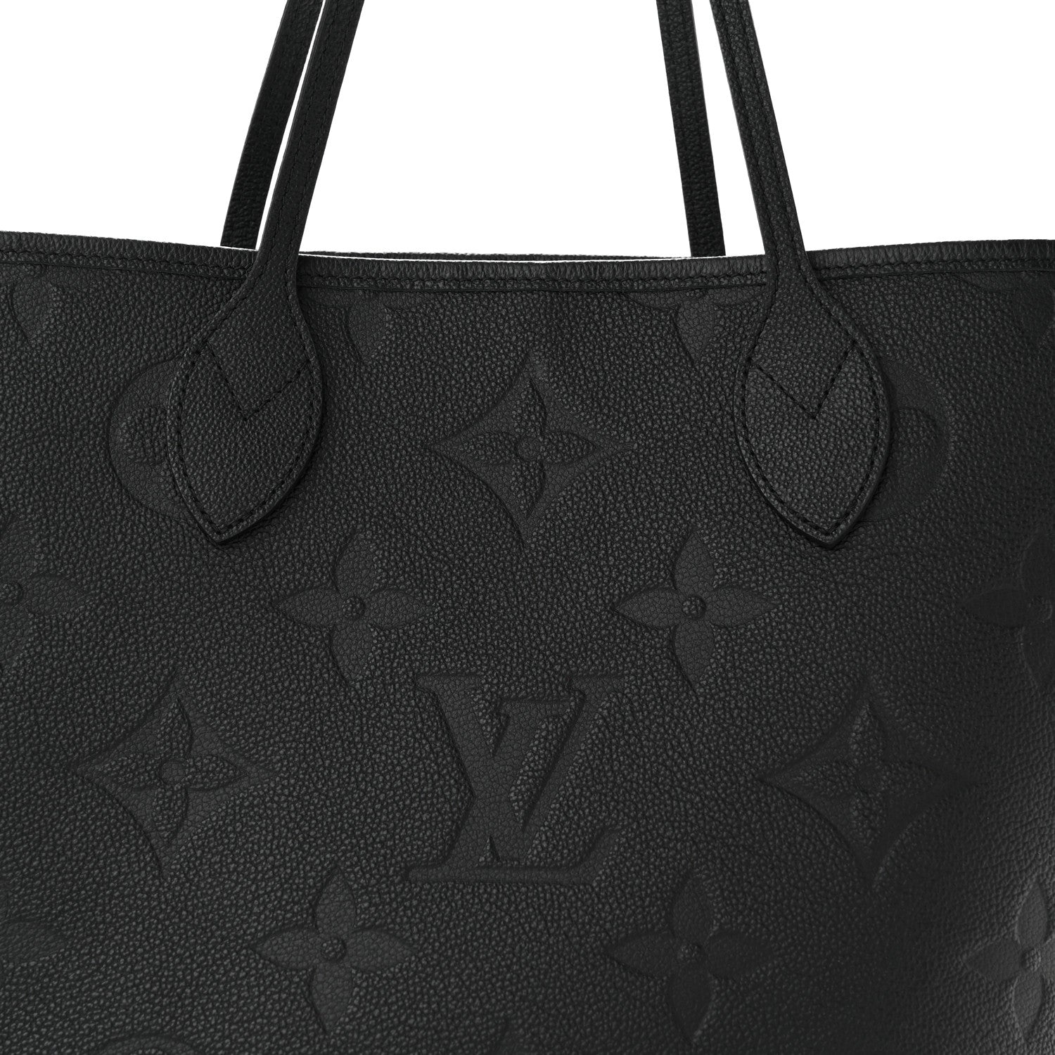 Louis Vuitton Empreinte Monogram Giant Neverfull MM Black 8 of 10