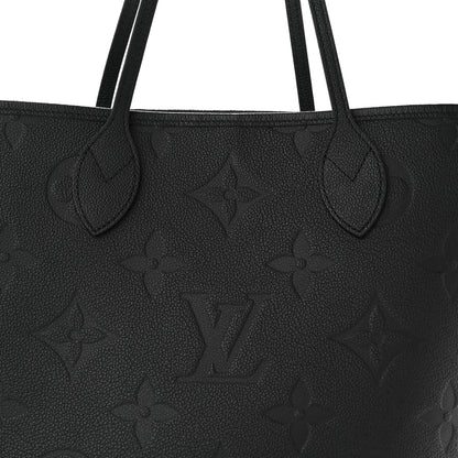Louis Vuitton Empreinte Monogram Giant Neverfull MM Black 8 of 10