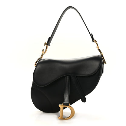 Christian Dior Calfskin Saddle Bag Black 1 of 8