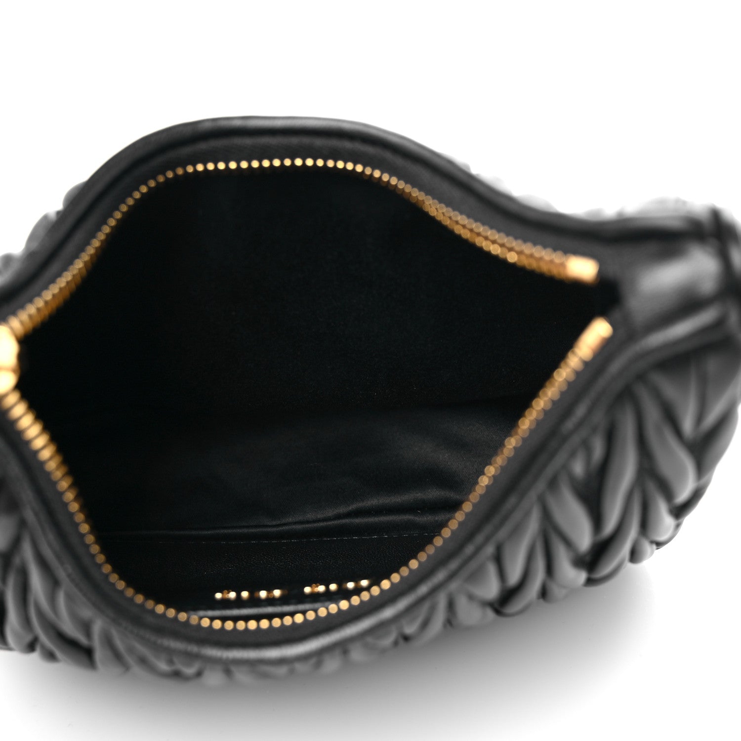 Miu Miu Nappa Matelasse Shoulder Bag Black 5 of 8