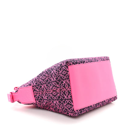 Loewe Jacquard Anagram Calfskin Small Cubi Bag Pink 4 of 9