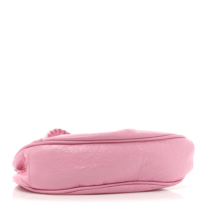 Balenciaga Agneau Arena Le Cagole Shoulder Bag XS Candy Pink 5 of 15