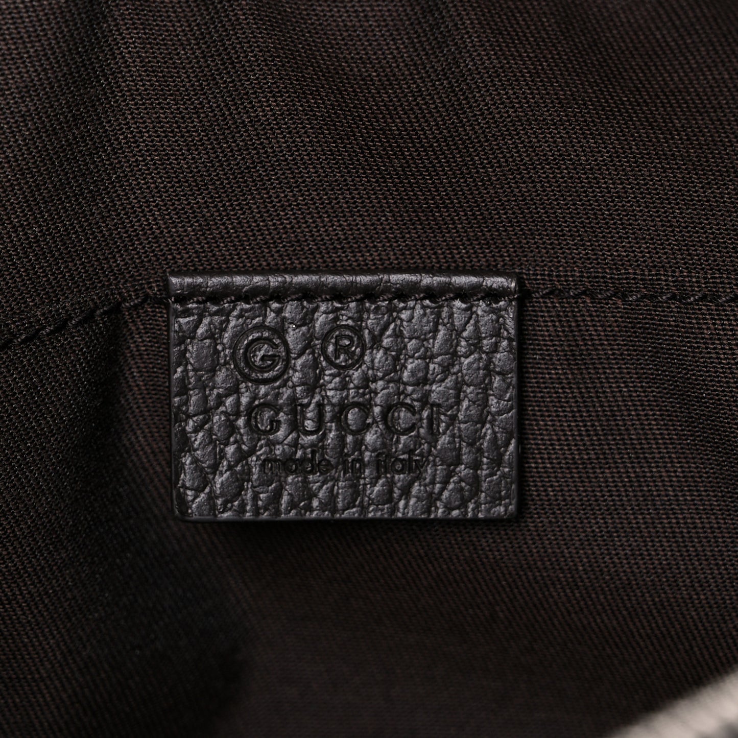 Monogram Belt Bag Dark Brown