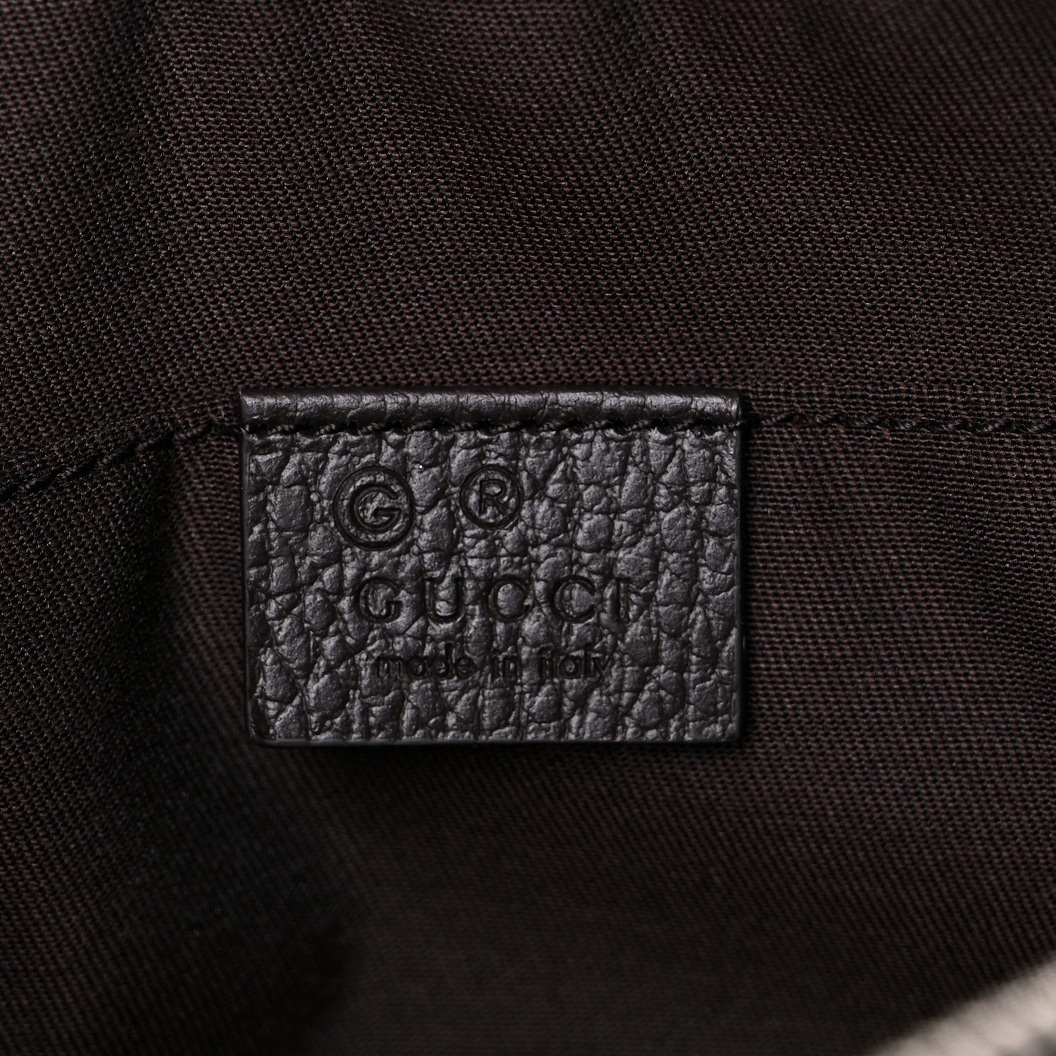 Gucci Monogram Belt Bag Dark Brown 5 of 10