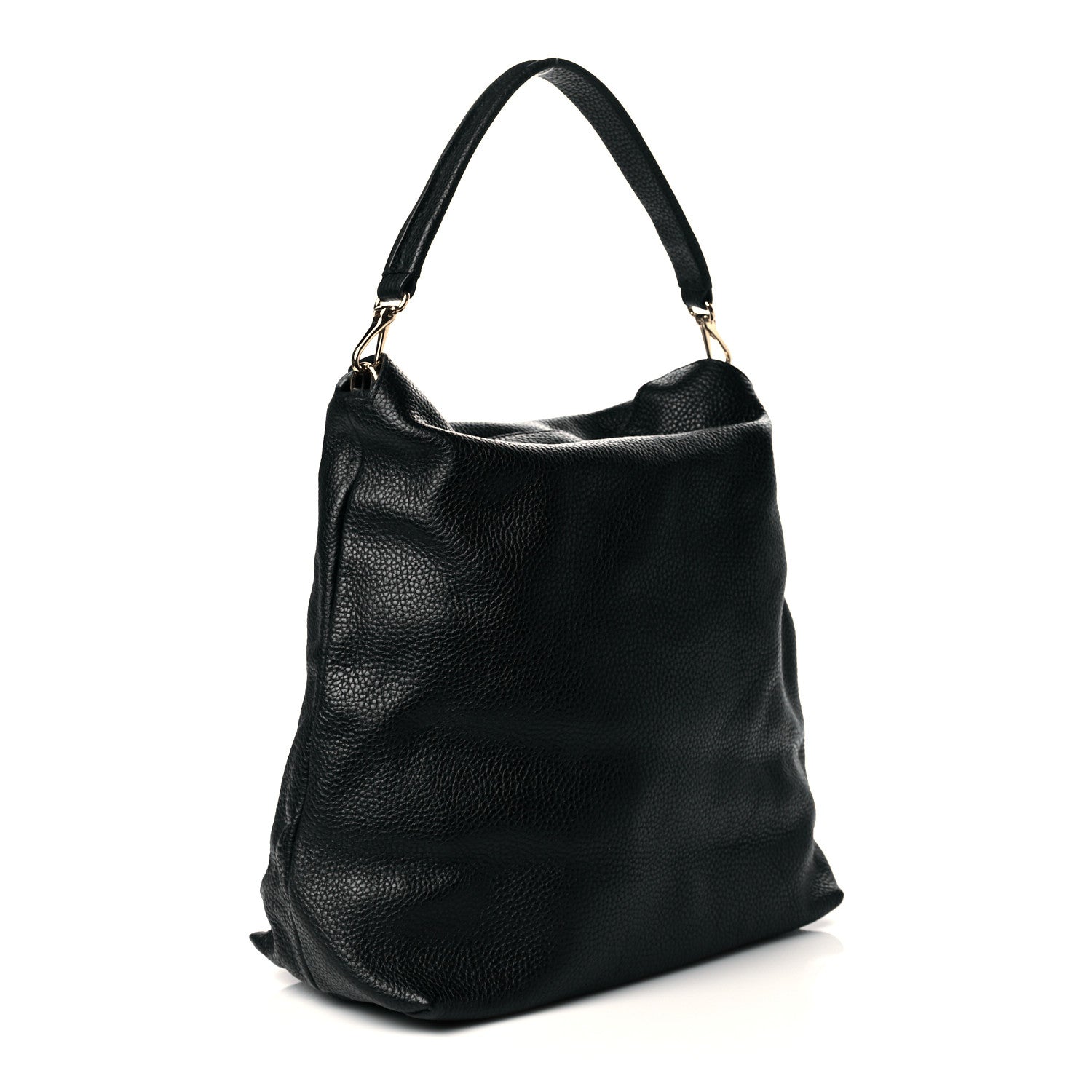 Burberry London Grainy Calfskin Medium Cale Hobo Black 3 of 10