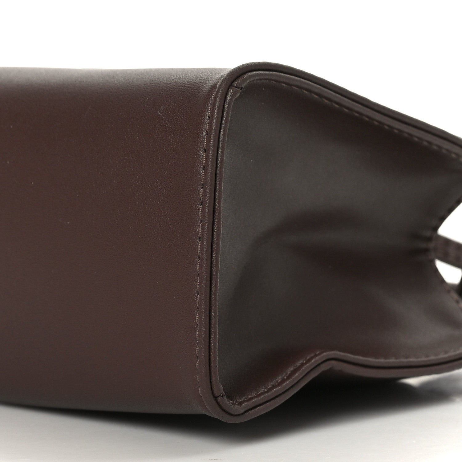 Telfar Vegan Leather Small Shopping Bag Chocolate 8 of 8