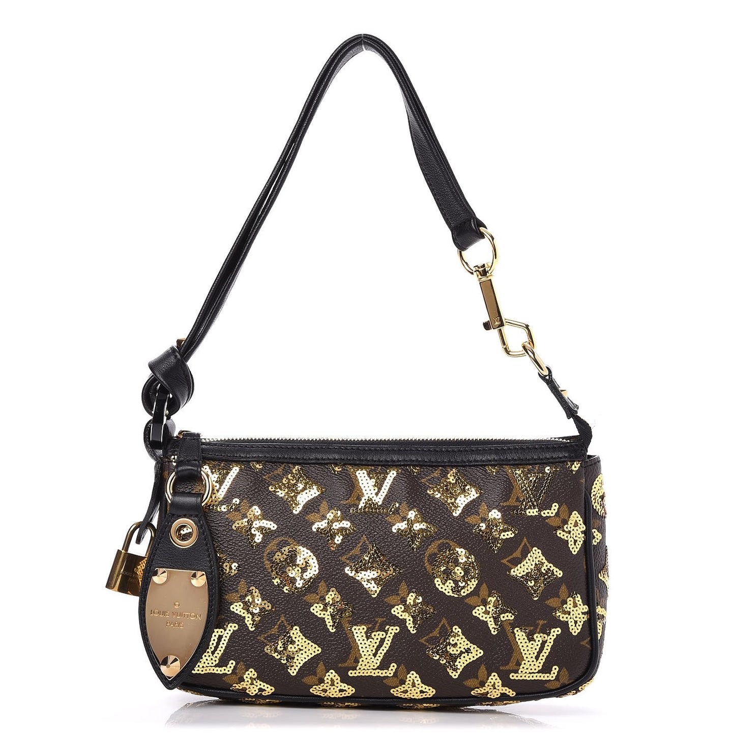 Monogram Sequins Eclipse Pochette Gold