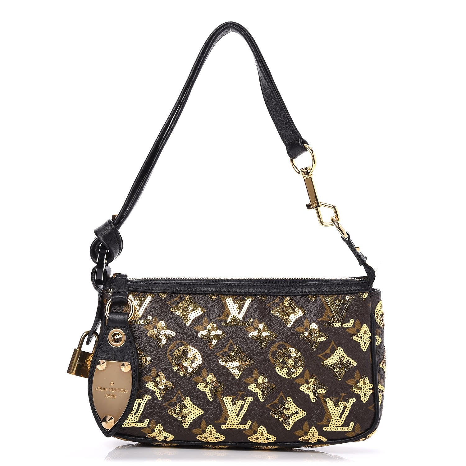Louis Vuitton Monogram Sequins Eclipse Pochette Gold 1 of 8