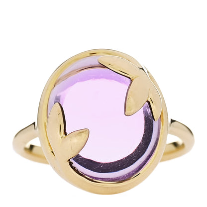 Tiffany 18K Yellow Gold Amethyst Paloma Picasso Olive Leaf Ring 52 6 1 of 7