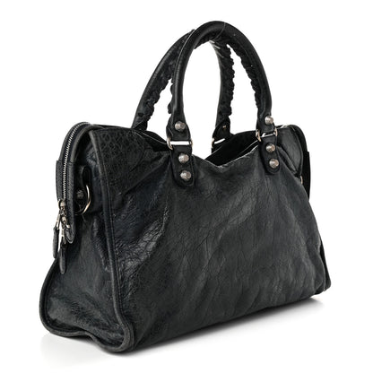 Balenciaga Agneau Giant 12 Silver Hardware City Dark Night 4 of 12