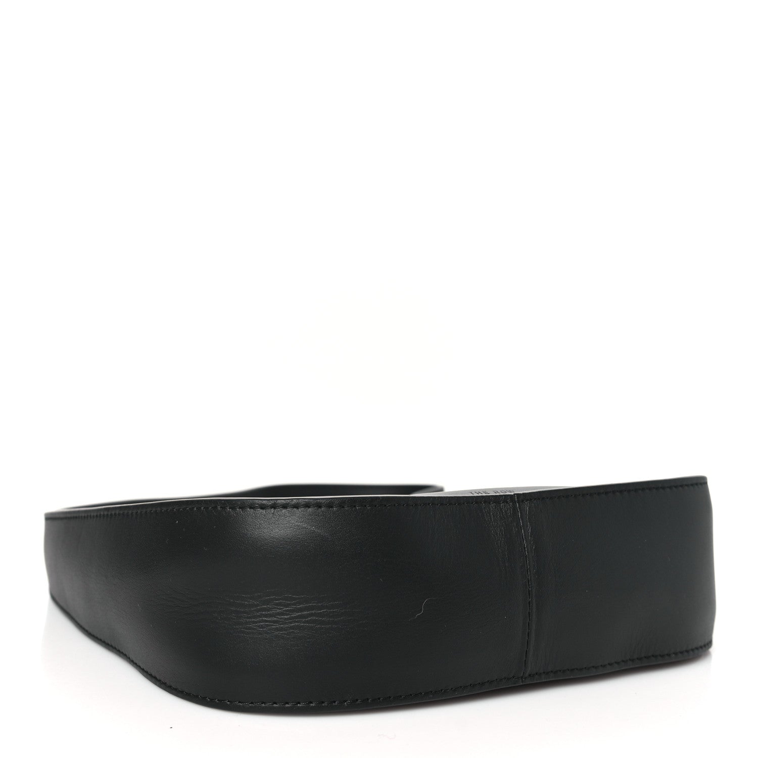 The Row Smooth Calfskin Half Moon Shoulder Bag Black 4 of 9