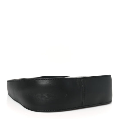 The Row Smooth Calfskin Half Moon Shoulder Bag Black 4 of 9