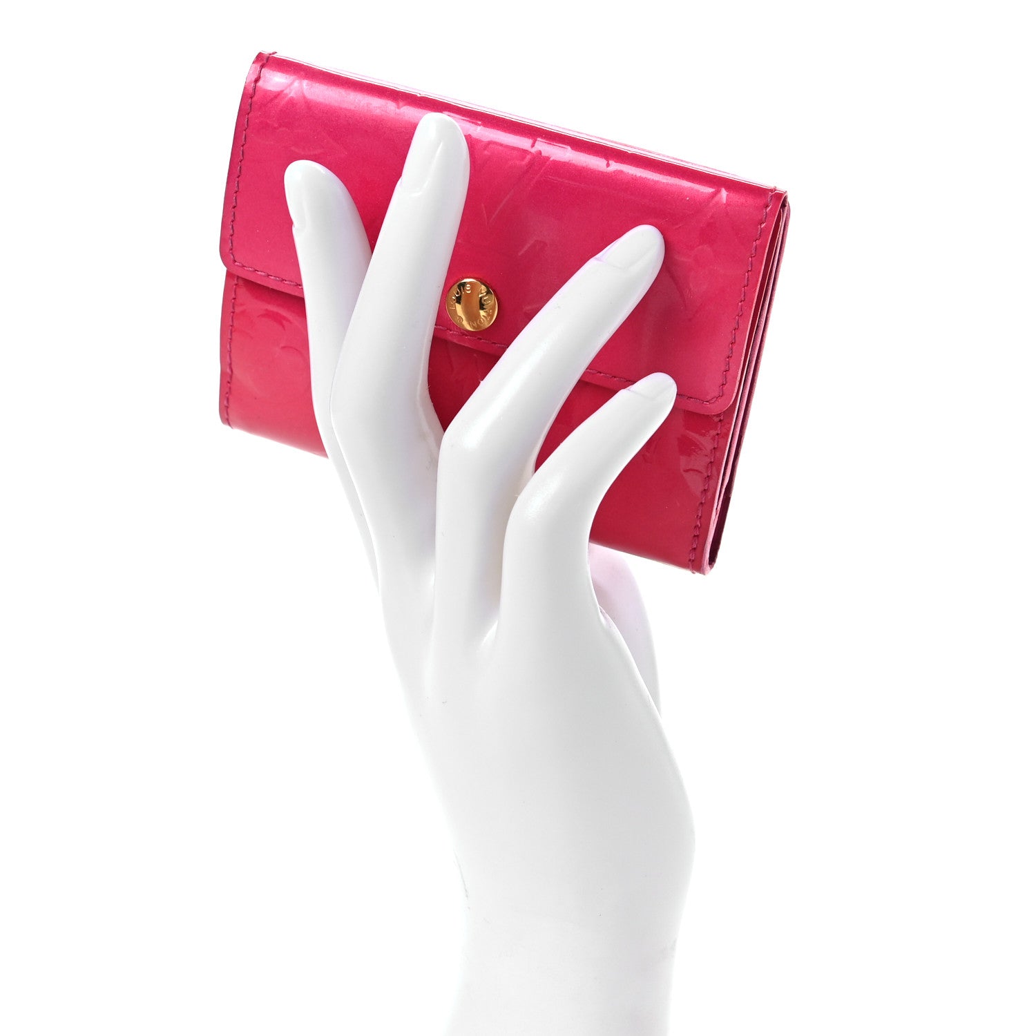 Louis Vuitton Vernis Business Card Holder Framboise 2 of 7