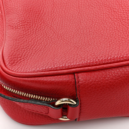 Gucci Pebbled Calfskin Small Soho Disco Bag Tabasco Red 13 of 13