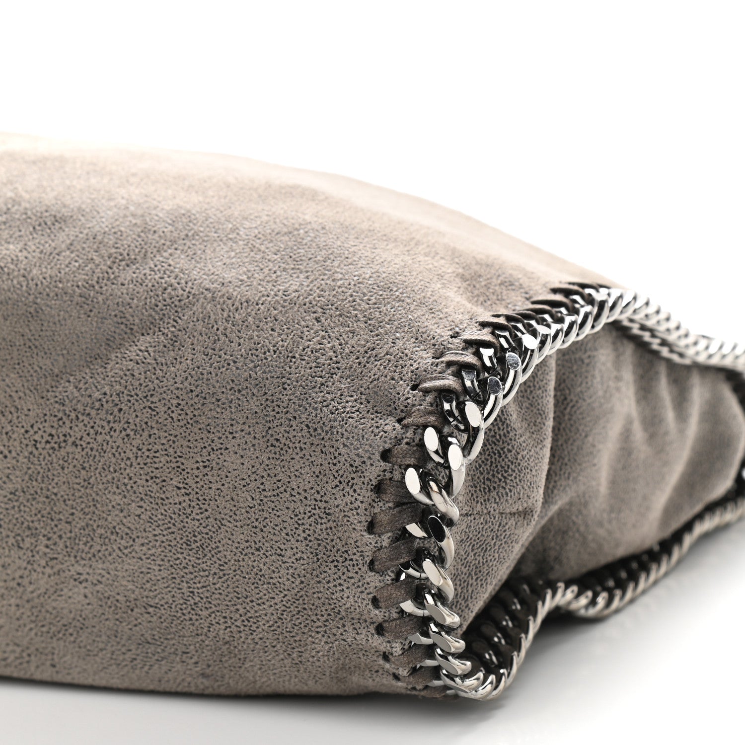 Stella McCartney Shaggy Deer Falabella Fold Over Tote Grey 8 of 8