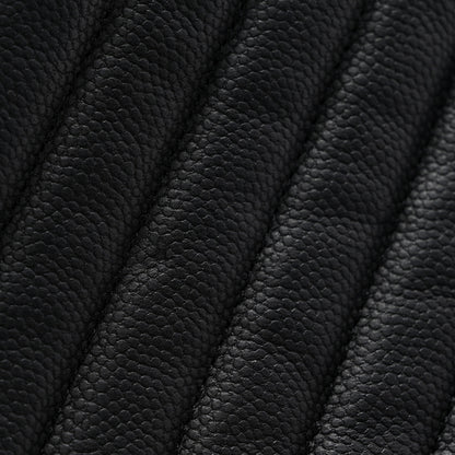 Chanel Caviar Chevron Quilted Large Cosmetic Case Black 9 of 11