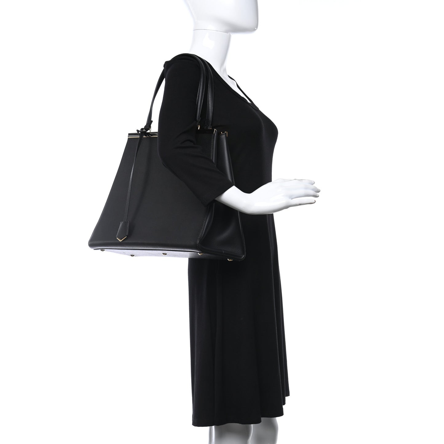 Vitello Elite Large 3Jours Tote Black