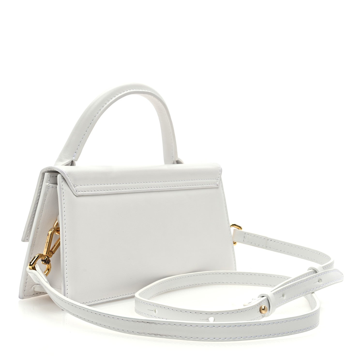 Jacquemus Smooth Calfskin Le Chiquito Long White 3 of 12