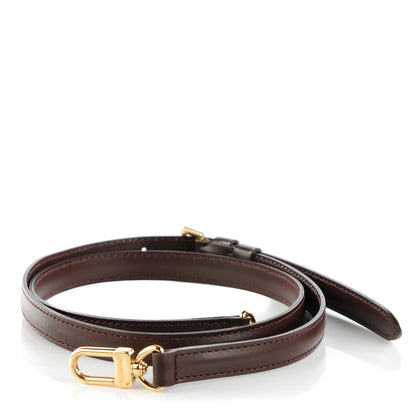 Louis Vuitton Calfskin 16mm Adjustable Shoulder Strap Brown 1 of 5