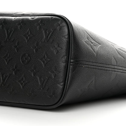 Louis Vuitton Empreinte Monogram Giant Neverfull MM Black 10 of 11