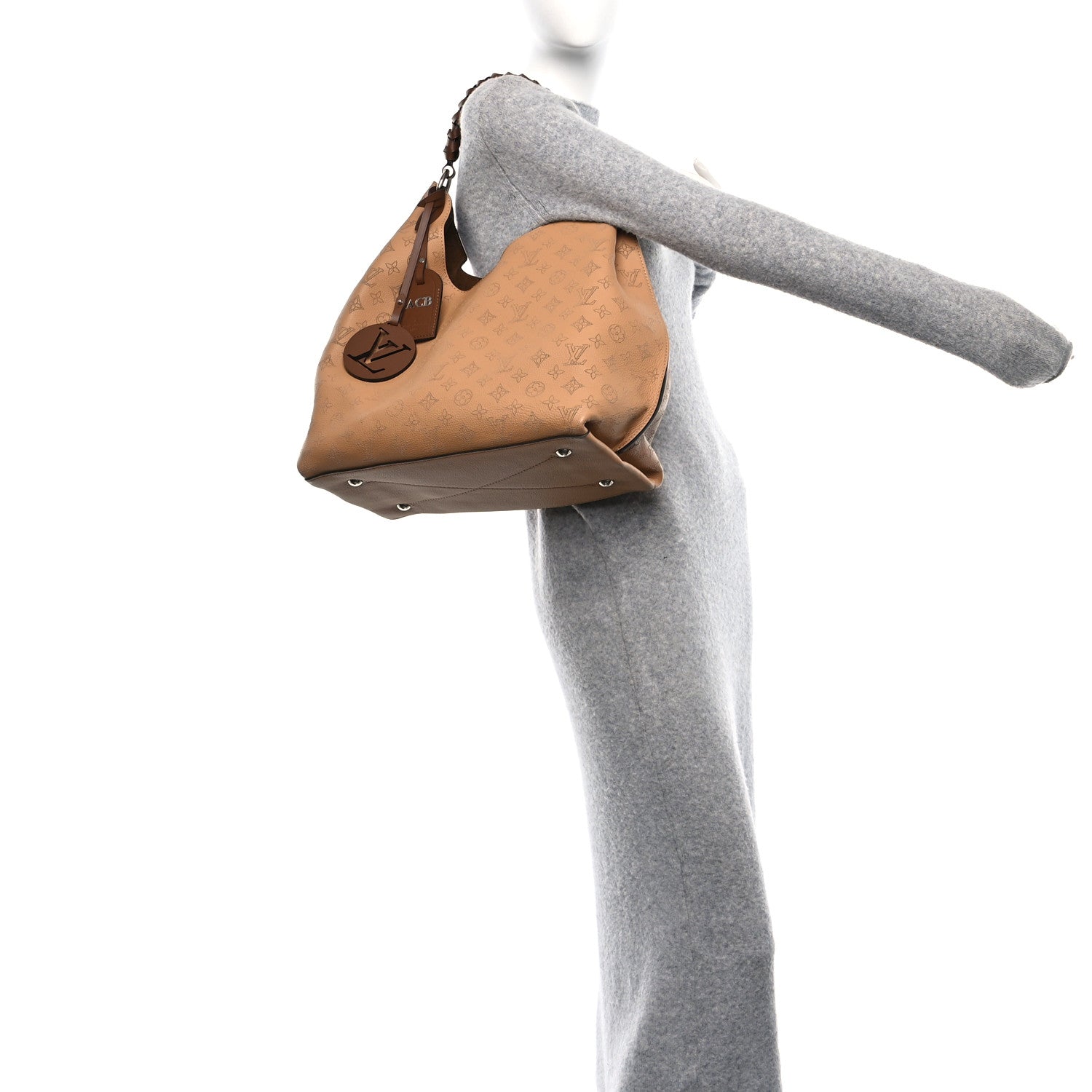 Louis Vuitton Mahina Carmel Hobo Arizona Brown 2 of 10