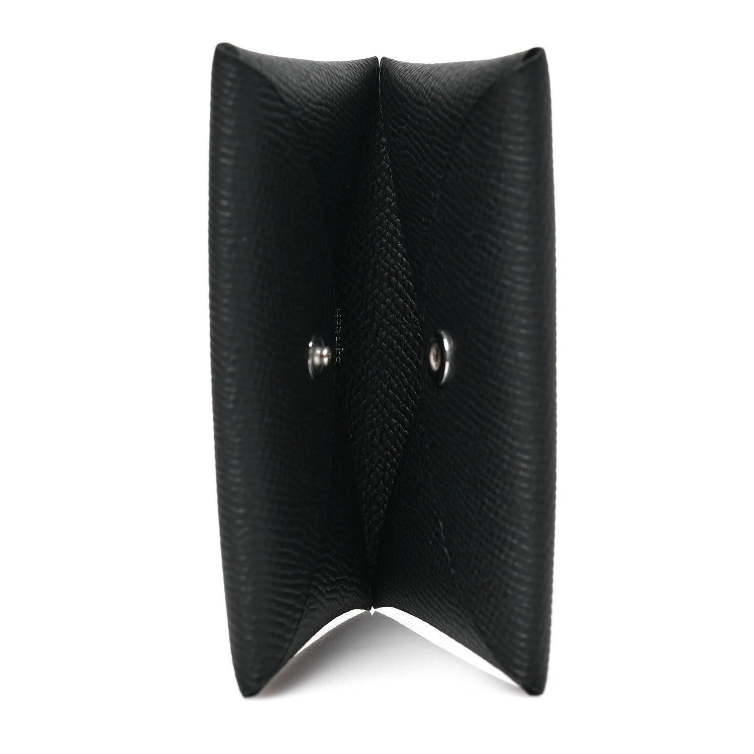 Hermes Epsom Calvi Card Case Black 5 of 6