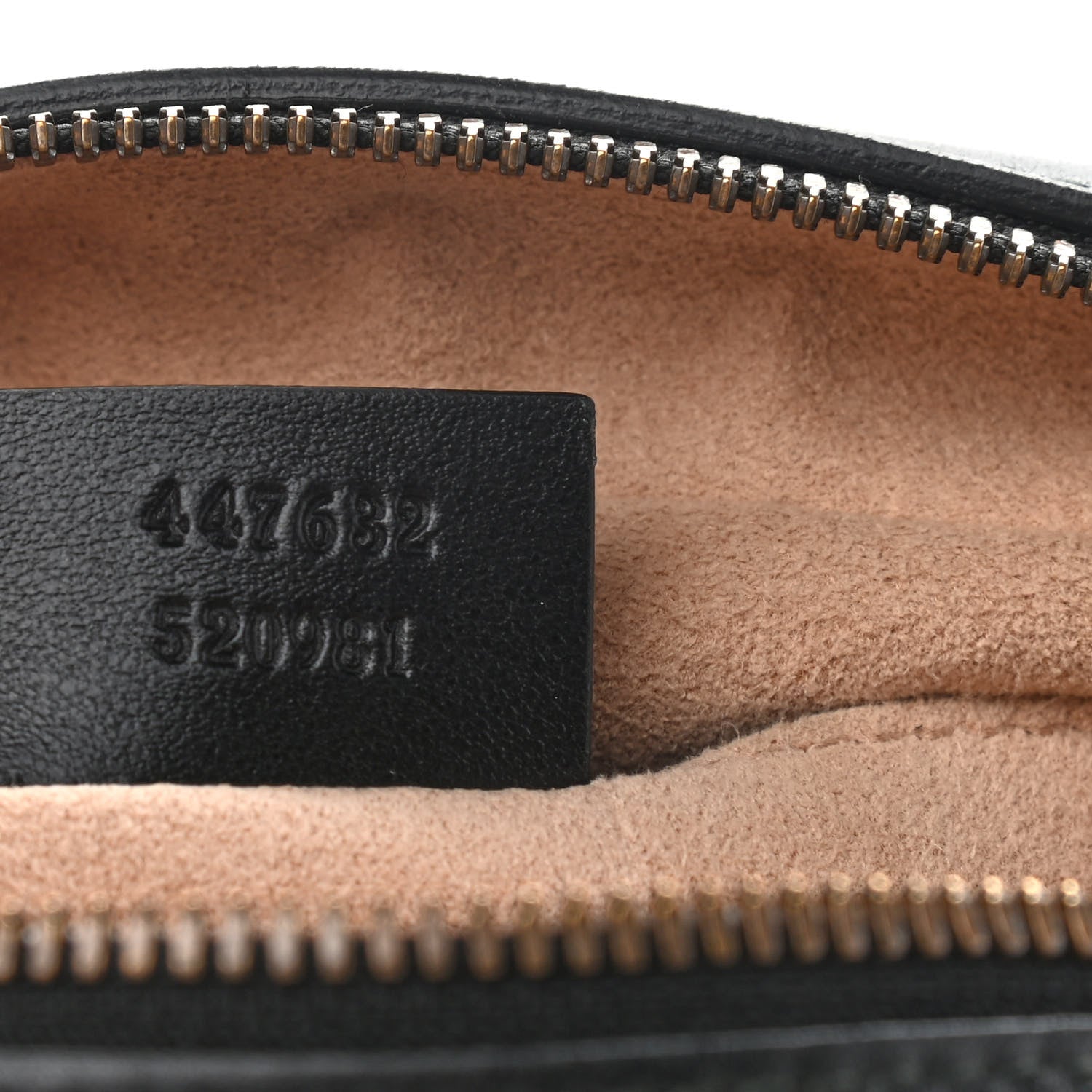 Gucci Calfskin Matelasse Small GG Marmont Chain Shoulder Bag Black 7 of 9
