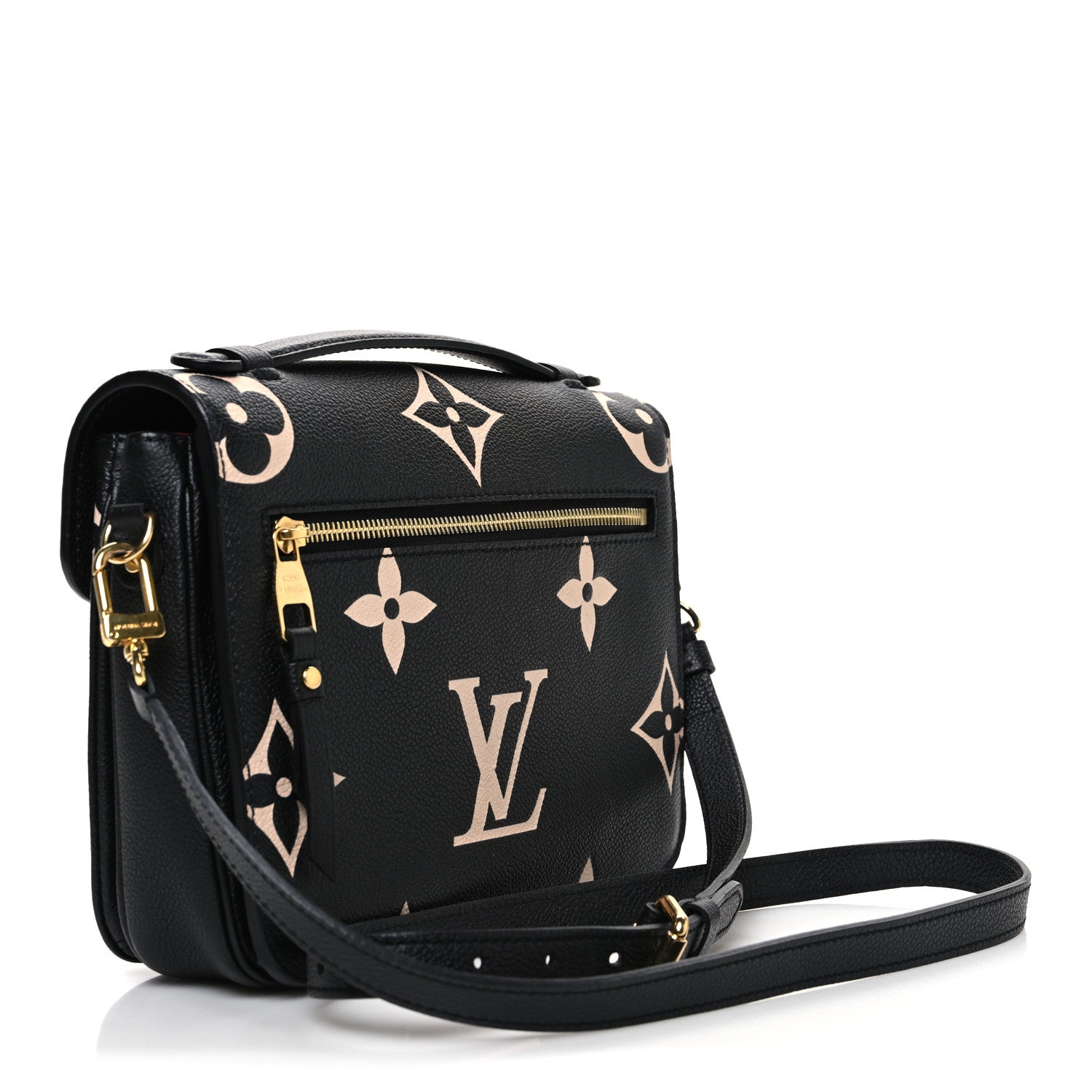 Louis Vuitton Empreinte Monogram Giant Pochette Metis Black Beige 3 of 9