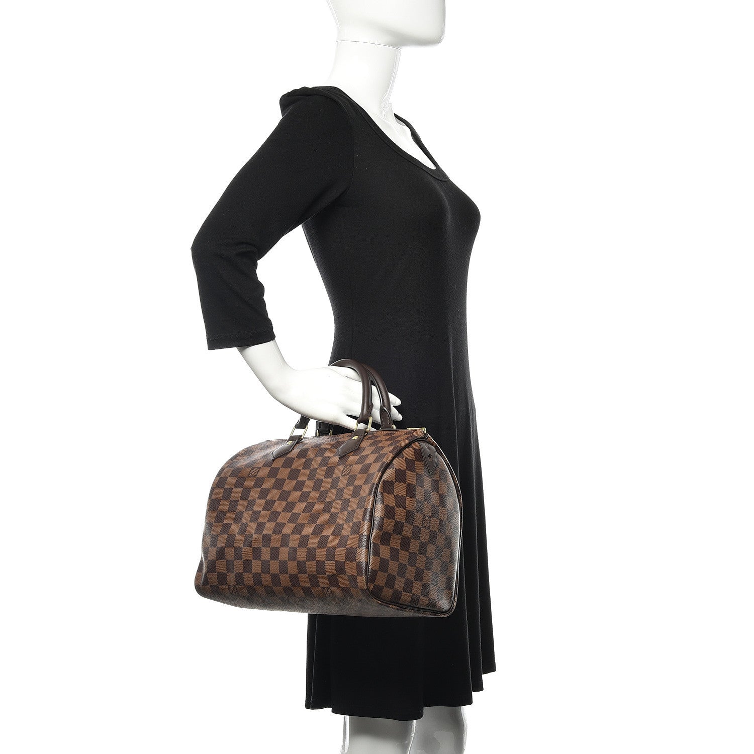 Louis Vuitton Damier Ebene Speedy 30 2 of 9