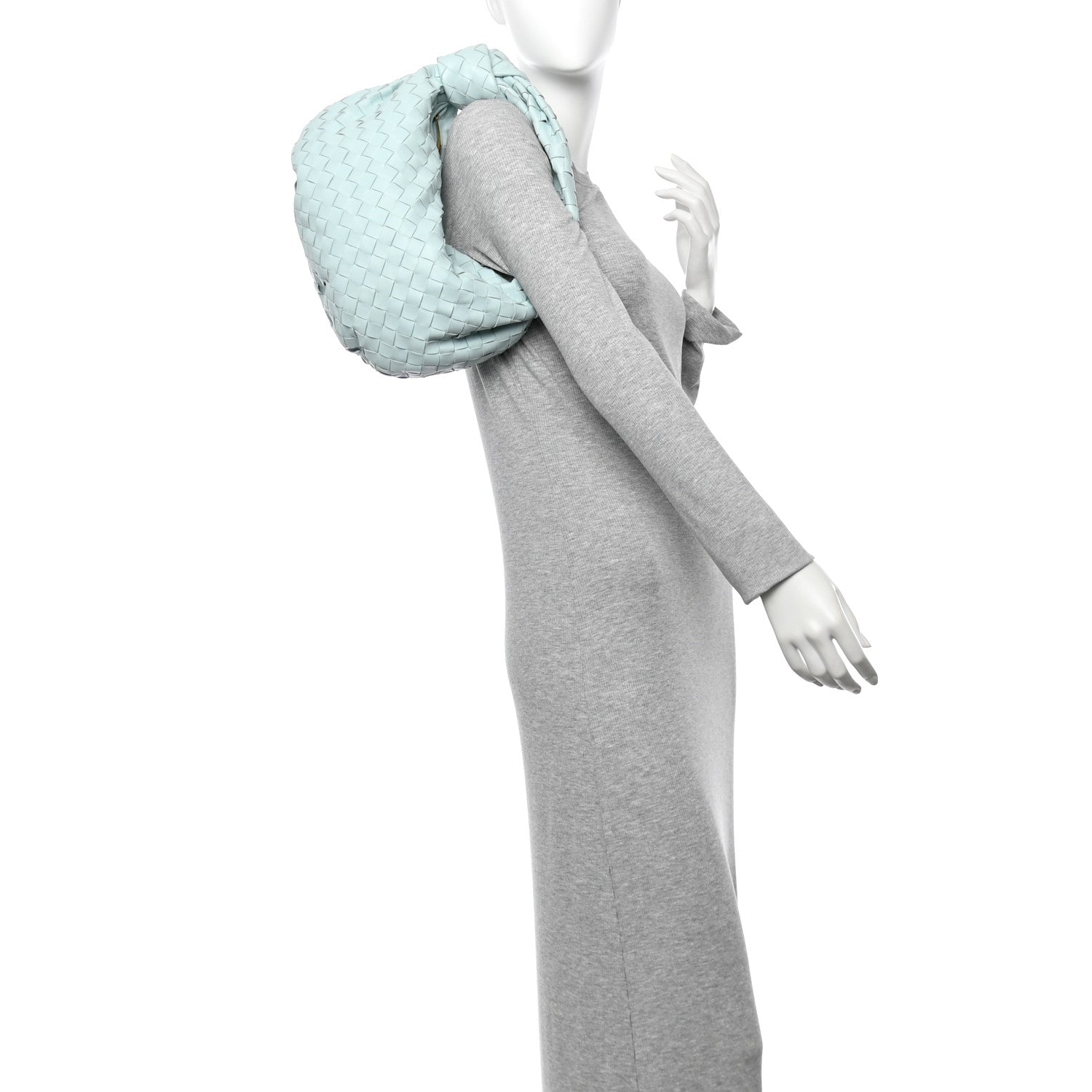 Bottega Veneta Nappa Intrecciato Teen Jodie Hobo Teal Washed 2 of 10