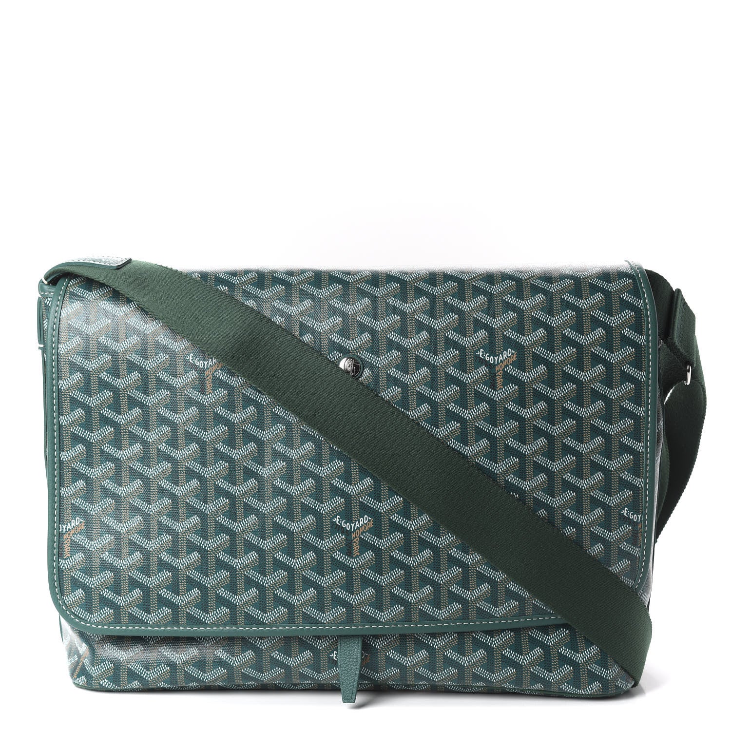 Goyard Goyardine Capetien Messenger Bag Green 1 of 8