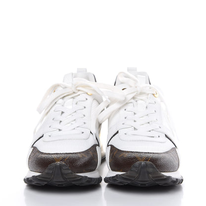 Louis Vuitton Calfskin Monogram Run Away Sneakers 36.5 White 2 of 8