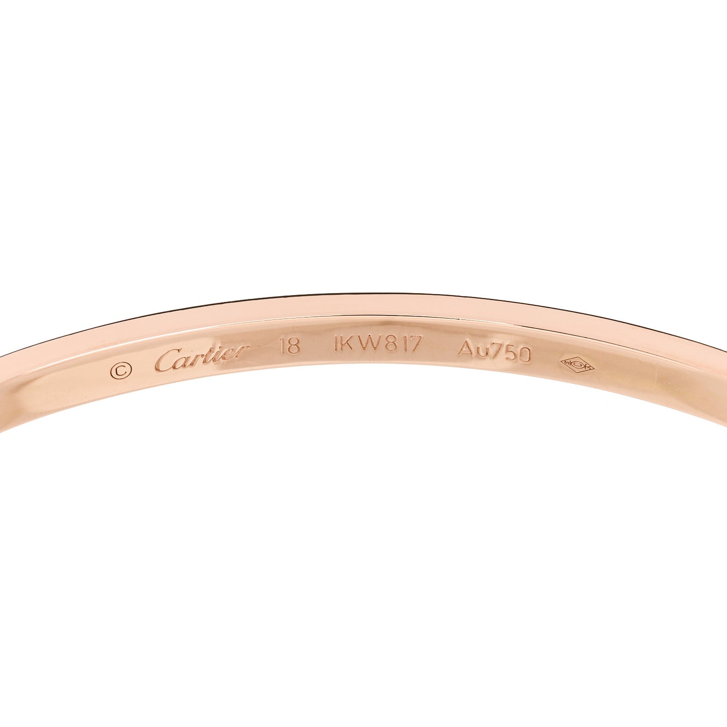 18K Pink Gold Small LOVE Bracelet 18