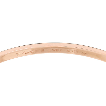 Cartier 18K Pink Gold Small LOVE Bracelet 18 6 of 8