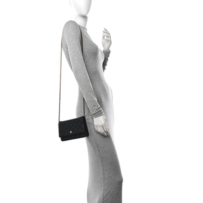 Chanel Caviar Quilted Wallet on Chain WOC Black 2 of 11