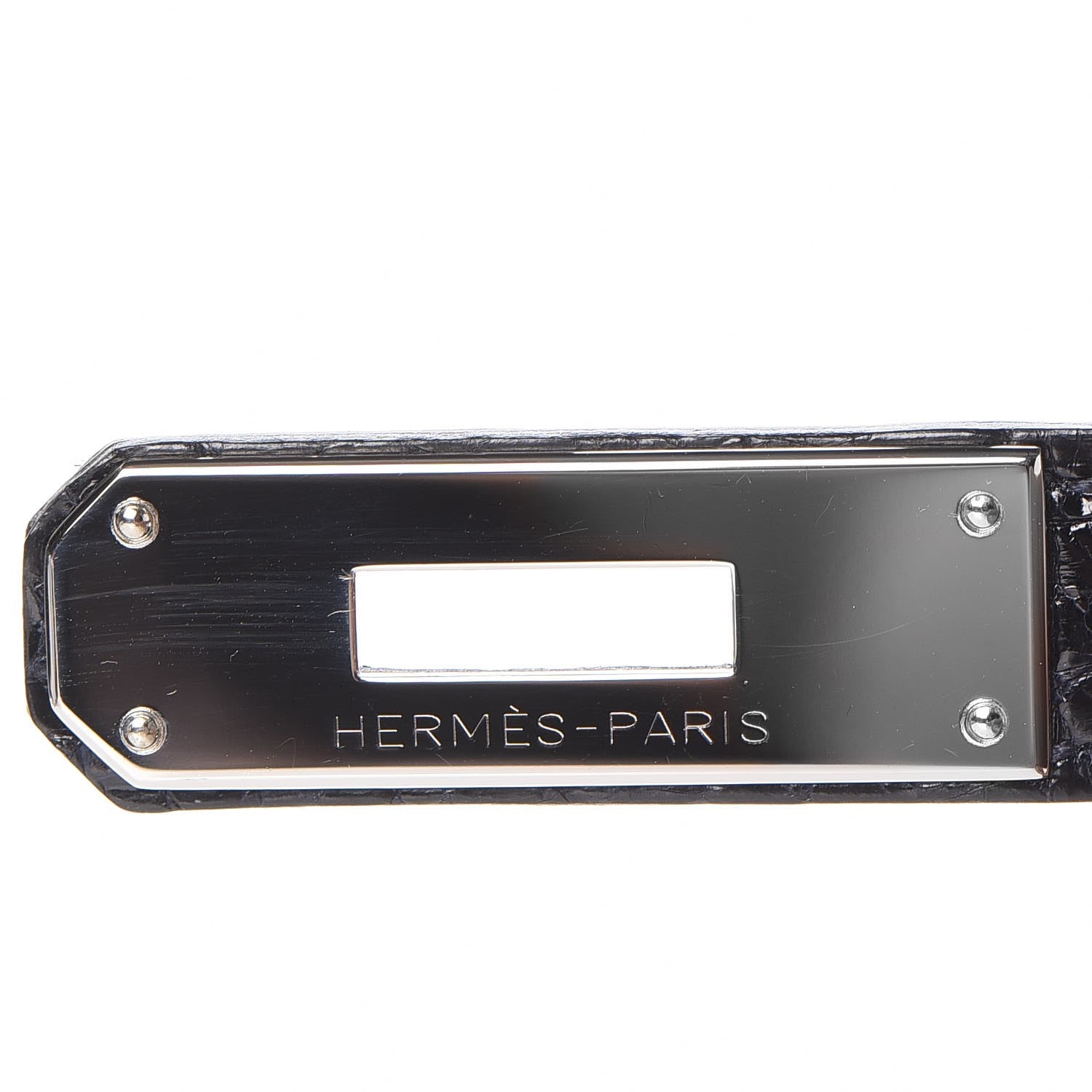 Hermes Shiny Niloticus Crocodile Kelly Sellier 32 28 of 36