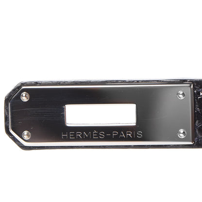 Hermes Shiny Niloticus Crocodile Kelly Sellier 32 28 of 36