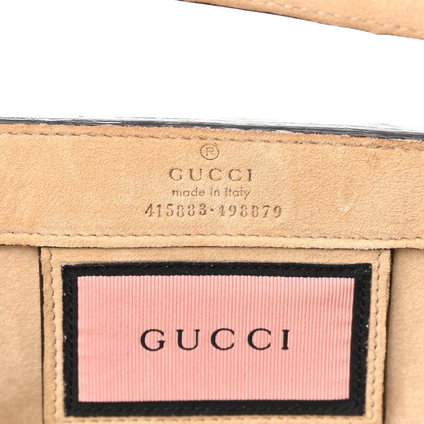 Calfskin GucciGhost Real Large XL Tote Hibiscus Red