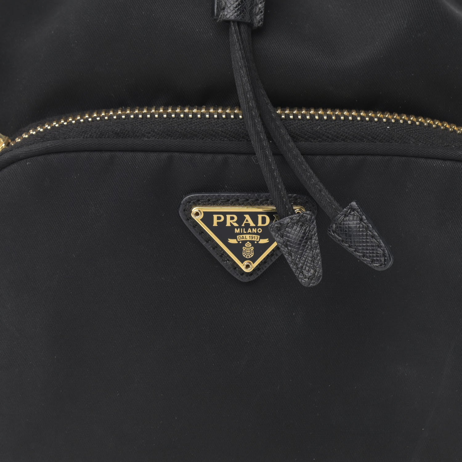 Prada Re-Nylon Duet Drawstring Shoulder Bag Black 9 of 15