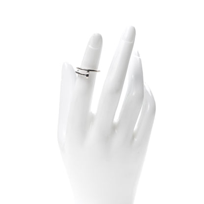 Cartier 18K White Gold Small Juste Un Clou Ring 49 4.75 2 of 6