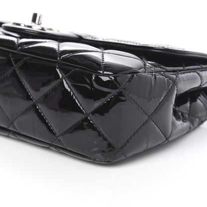 Chanel Patent Quilted Small Coco Shine Flap Black 7 of 10