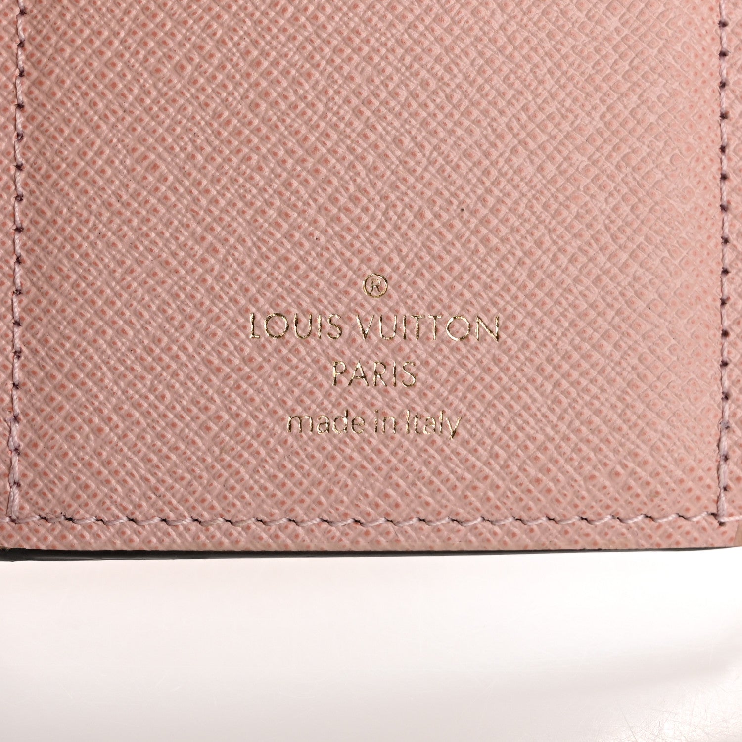 Louis Vuitton Damier Ebene Victorine Wallet Rose Ballerine 6 of 7