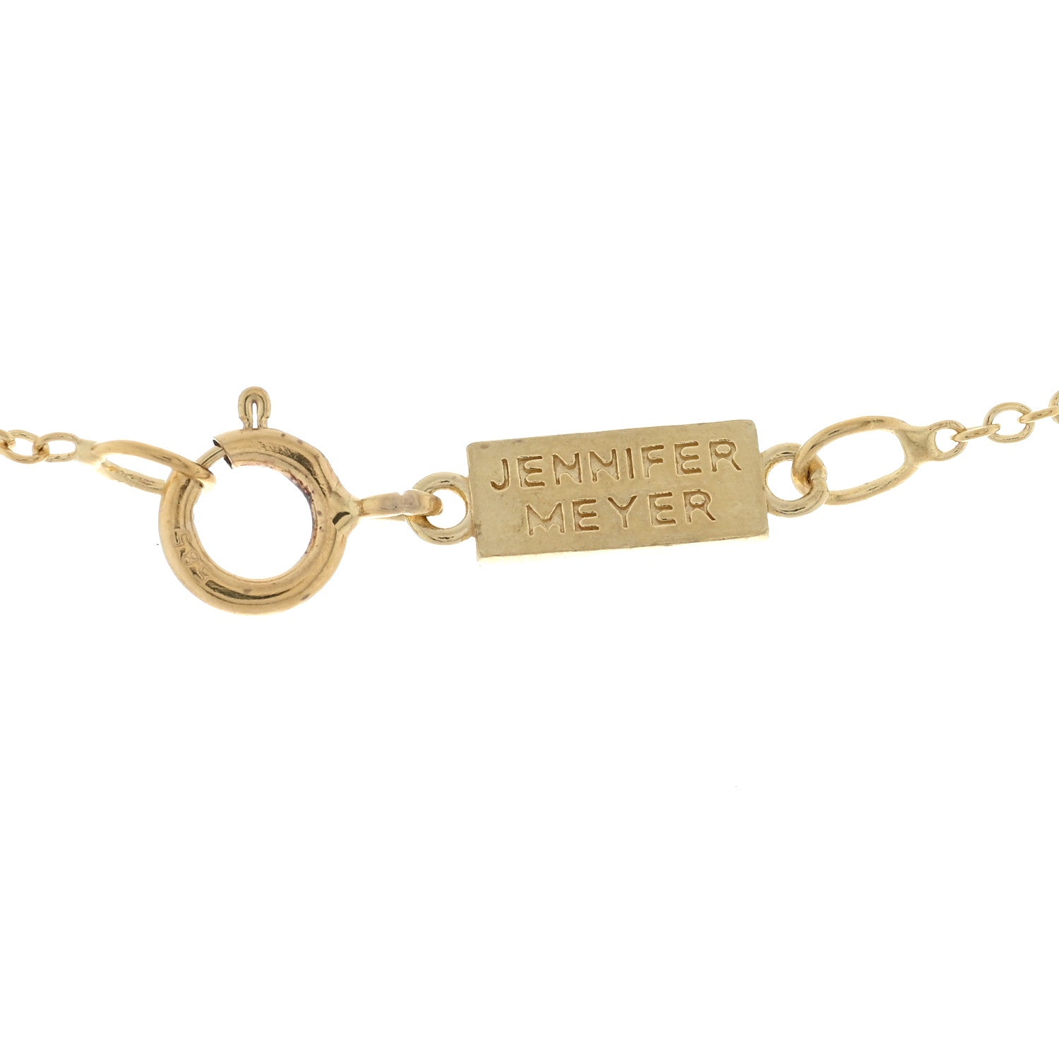 Jennifer Meyer 18K Yellow Gold Babe Necklace 4 of 4