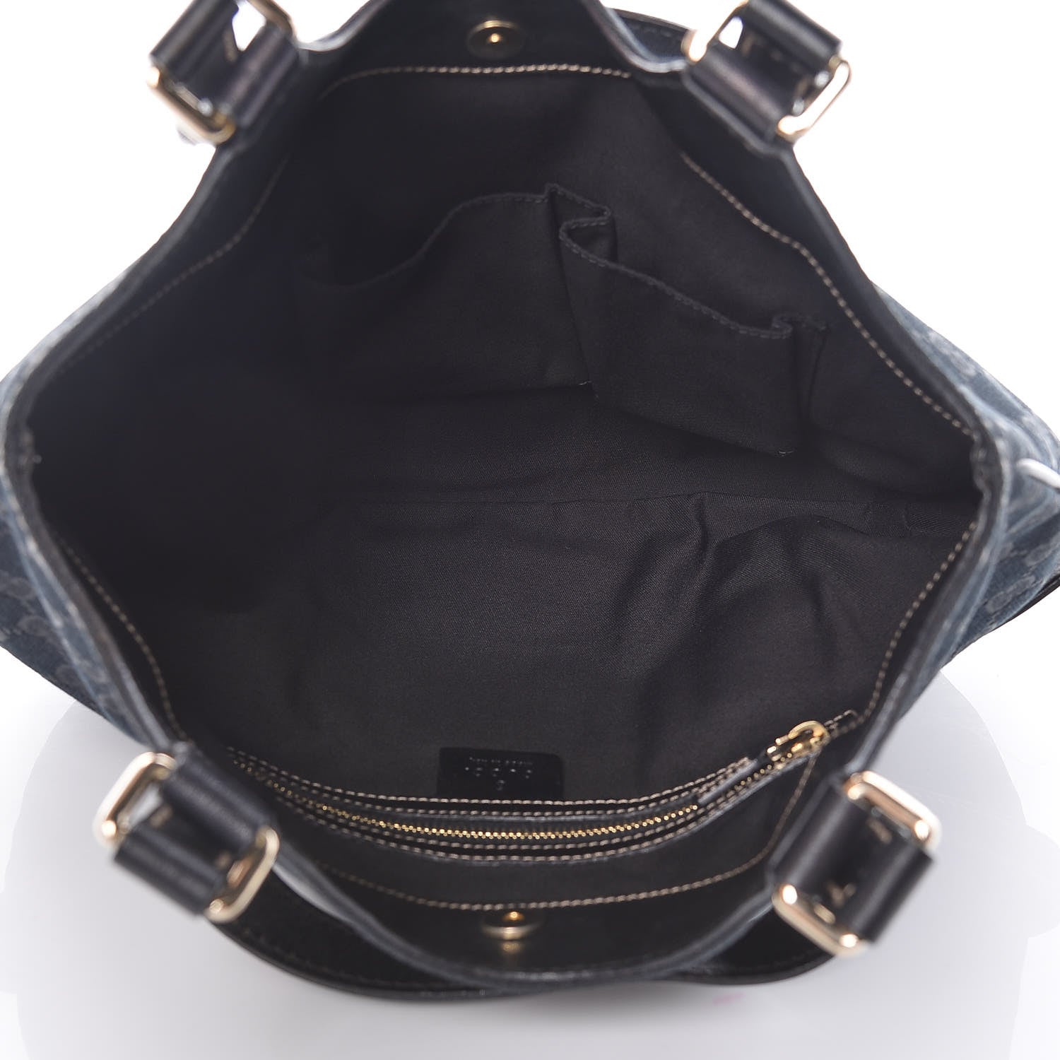 Gucci Monogram Medium GG Royal Shoulder Bag Black 7 of 12