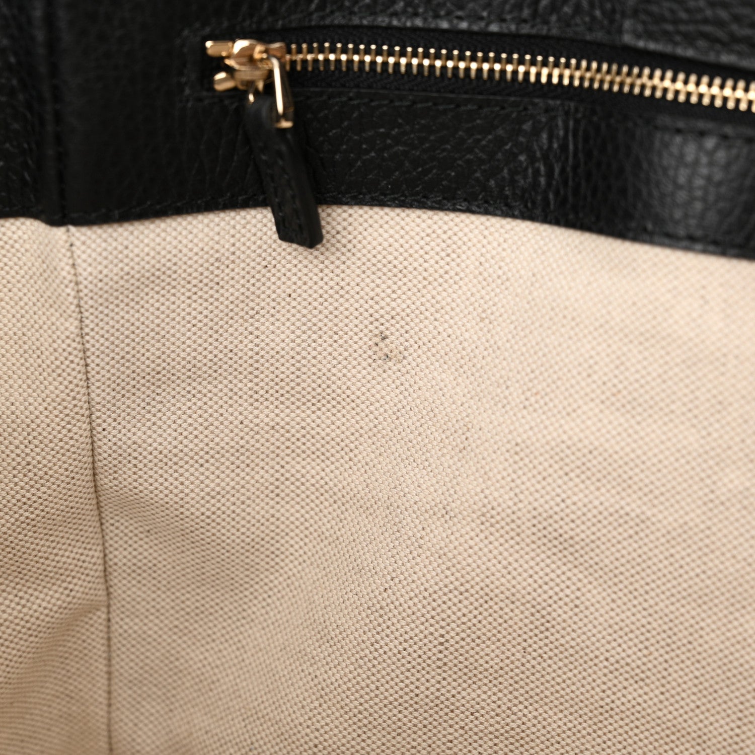 Gucci Pebbled Calfskin Small Swing Tote Black 9 of 10